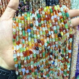 6-8mm Irregular Natural Amethyst Garnet Kunzite Labradorite Rose Quartz Chip Stone Beads For Jewelry Making Bracelets Necklace