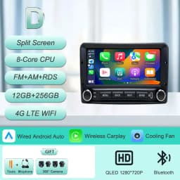 For Ford Fiesta Mk4 Mk5 Focus Mk1 Mondeo Mk2 Mk3 Fusion Transit Connect Ranger Puma Galaxy Mk1 Escort Mk6 Radia Player 6.86" 4G