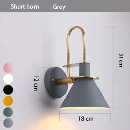 Modern Simple Wall Lamp Living Room Creative Background Wall Aisle Wall Lamp Nordic New Bedroom Bedside Lamp