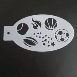 PET Stencil For Face Body Face Painting Paint Reusable Templates For Body Arts Cosplay Halloween Christmas Party