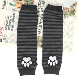 New Cute Cat Claw Half-finger Knitted Gloves Gothic Lolita Arm Cover Arm Warmers Fingerless Punk Long Wristband Y2K Girl Gloves
