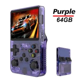 R36S Retro Handheld Game Console Linux System 3.5 Inch IPS Screen Portable Pocket Video Player 64GB/128GB Storage Kid Boy Gifts
