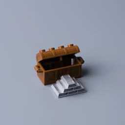 MOC ATM Games Machines Safe Figures Accessories Building Blocks Gold Egg Ore Diamond Deposit Bank Key Card Christmas Bricks Toys