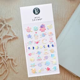 BONITO Mini Coffee Light Meal Space Cartoon Stickers Scrapbooking Diy Journal Diary Cute Stationery School Sticker Gift