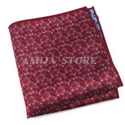 High Grade Handkerchief Man Jacquard Water Ripples Constellation Paisley Christmas's Day Party Pocket Square Handkerchiefs Suit