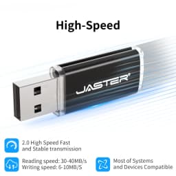 High Speed USB Flash Drive 1GB/2GB Metal Memory Stick 128GB USB 2.0 PenDrive 256M/512M флешка Waterproof Memory Disk Gift