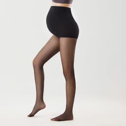 Large Size Belly Support Anti-snagging Silk Maternity Stockings Spring and Summer Thin Solid Color Pantyhose Simple Black Socks