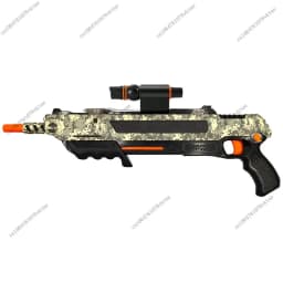 3.0 Upgraded Fun Shooting Salt Gun with Aiming Lens Design, Comfortable and Smooth Trigger Operation Safe Mosquito Repellent Toy