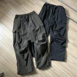 Outdoor Men's Casual Pants Multiple Pockets Drawstring Elastic Waist Waterproof Windproof All Weather Functional Trousers