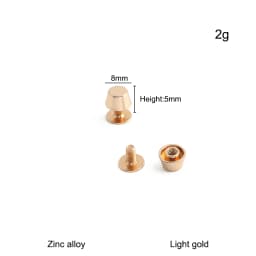 20/50/100PCS 8-15mm Metal Screwback Rivet Studs For Leather Craft Luggage Handbag Purse Bottom Protective Feet Nails Accessories