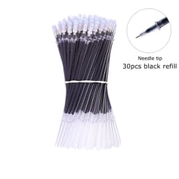 5/23pcs/set Gel Ink Pen Fine Point Gel Pens Refill Ballpoint Pen 0.5mm for Japanese Office School Cute Kawaii Stationery Supply