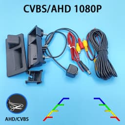 170 Degree AHD 1080P Car Rear Camera For Audi A4 B8 Q3 Q5 A5 A8 S5 A3 A6 C7 A7 Volkswagen Parking Backup Trunk Handle Camera