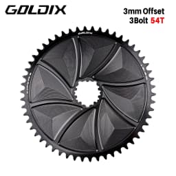 GOLDIX 3-Bolt MTB/Road Bike Chainring Wide and Narrow Teeth AERO Chainring CNC Hollow Cutting Machining for SRAM 3 Bolt Crankset