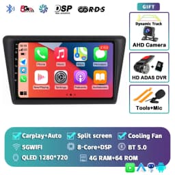 Android 16 Carplay Car Radio For VW Skoda Rapid 2013 2014 2015 2016 2017 2018 2019 Seat Toledo 2015 - 2018 GPS Multimedia Stereo