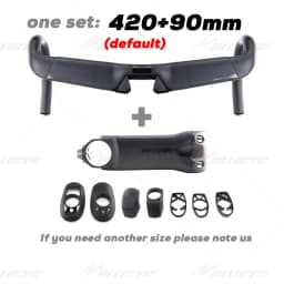 ULLICYC Areo2 Road bicycle racing Matte/Gloss full carbon handlebar internal cable carbon bike handlebar 31.8*400/420/440mm