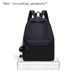 Backpack, Backpack, Large Capacity Korean Version, Instagram Style, Simple and Versatile, Solid Color, Trendy Backpack