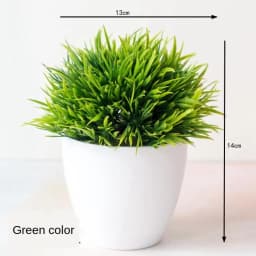 New Green Small Tree Potted Bonsai Ornaments Home Garden Hotel Bathroom Bedroom Decoration Artificial Plants Bonsai Fake Plants