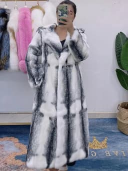 Real Rex Rabbit Natural Fur Coat Female Hoodies Zipper Poncho Jackets Winter Clothes Woman Fluffy Fur Warm Fashion Coat Big Size