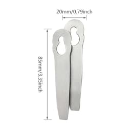 6pcs Brush Cutter Metal Blade For Polycut Lawn Mower Electric Cordless Grass Trimmer Strimmer Cutter Blade Garden Park side