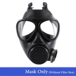 87 Black Full Gas Mask Multipurpose Natural Rubber Mask Painting Spray Pesticide Chemical Prevention Mask Work Safety Respirator