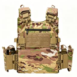 Multi Functional Quick Release Vest Laser Cutting MOLLE Hunting Vest Waterproof and Wear-Resistant Outdoor Training Vest