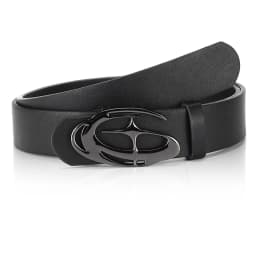 Creative Men's Geometric Automatic Buckle PU Belt Fashionable Men's Paired With Shorts Casual Pants Unique Design For Men