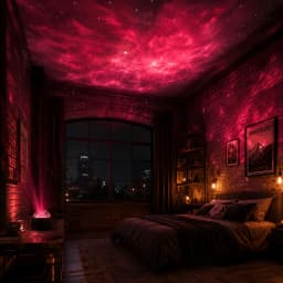 LED Starry Sky Projector Light 7 Colors Night Light Touch Switch USB Powered Auto Rotate Home Bedroom Party Decor Lamp Kids Gift
