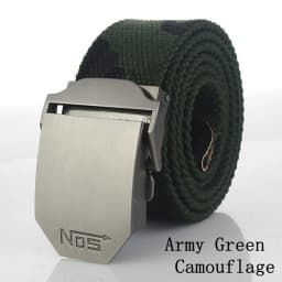Tactical Thick 38mm Wide Canvas Belt for Men Casual Wide Automatic Belt Fashion Jeans Accessory Unisex