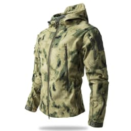 Classic outdoor men's winter and autumn wool jacket tactical waterproof fishing hiking camping windproof wool coat warm coat