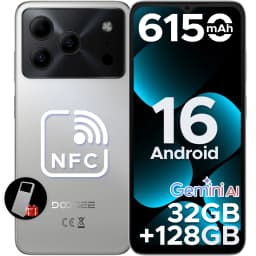 DOOGEE Note56 Pro Android 16 Smartphone Gemini AI 6.56" 6150mAh Battery 32GB RAM(4+28) 128GB ROM Widevine L1 Support Mobilephone