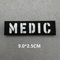 3D Tactical Patches IR Reflective Badge on Backpack Vest Clothing DIY Morale Tactical Badges Hook&Loop Laser Cut Supplies