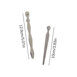 1Pc Stainless Steel Manual Acupuncture Pen Trigger Point Massager Deep Tissue Massage Tool For Body Meridian Pain Relief