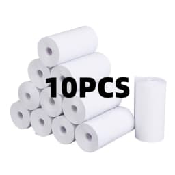 10Rolls Thermal Paper Camera Printing White Children Camera Instant Print Kids Printing Paper Replacement Accessories Parts