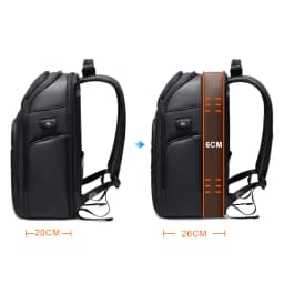Fenruien Waterproof Backpacks USB Charging School Bag Anti-theft Men Backpack Fit 15.6 Inch Laptop Travel Backpack High Capacity