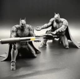 3d Printing Bat Pen Holder Handheld Personalized Stationery Storage Desktop Trendy Play Decoration Office Learning Fun Ornament