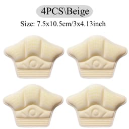 8pcs Heel Protector for Shoes Heel Stickers Inserts Insoles Anti Pain Sneakers Heel Pads Pain Relief Feet Pad Shoe Size Reducer