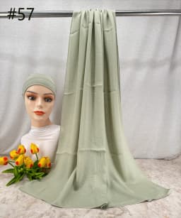 110colors Modal Hijab with Modal Undercap Set Basic Stretchy Pullover Headscarf Thin Breathable Sunscreen Head Wrap Hijabs Scarf