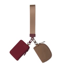 2PCS Mother’s Gift Mini Zip Around Wristlet Keychain Wallet Gift for Wristlet Portable Wallet Coin Purse Mini Women Coin Pockect