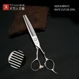 Titan Hair Scissors VG10 Steel, Hand Made Sharp Scissors Cutting Scissors Hairdressing Shears Barber Scissors