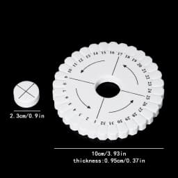 1pcs Round&Square Bracelet Knitting Kumihimo Disc Disk Tray Braided Rope Knot Weaving Jewelry Desgin Board Jewelry Tool