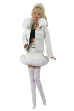 Handmade BABI CLOTHES Leather Fur Clothes Outfit for 11.5 inch 30cm Doll bjd clothes Many Style Gifts for doll accessories