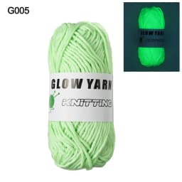 50g/roll Luminous Chunky Yarn Polyester Hand Knitted Glow in the Dark Knitting Wool DIY Handmade Weave For Cardigan Scarf Hats