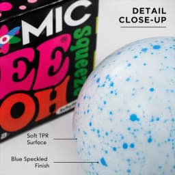 Needoh Snow Ball Crunch Squeeze Stress Ball Fidget Toy Soft Quick Rebound Flour Filling Non-toxic Anxiety Relief Autism ADHD Toy