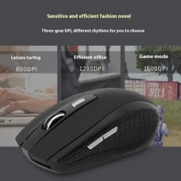 Wireless Bluetooth Mouse Silent Mouse 2.4G Portable Mobile Optical Mice Adjustable DPI Levels For Office Notebook MacBook Laptop
