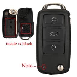 Jingyuqin 2/3/4/5 Buttons Folding Remote Car Key Case Shell For VW Sharan Tiguan Golf Sagitar Polo MK6 Touareg