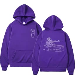 Battle Tribe From The Grave Pull Over Print Hoodie Men Vintage Casual Fleece Cotton Sweatshirt Male Fashion Oversized Hoodies