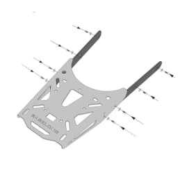Bicycle Rear Frame Support For Super 73 S/Z Electric Bike Rear Rack Bike Cargo CNC Rack Luggage Rack For Super 73 Z and S Series