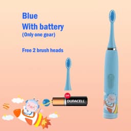 Children's Electric Toothbrush Cartoon Kids With Replacement Head Ultrasonic IPX7 Waterproof Rechargeable Sonic Toothbrush