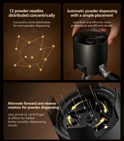 Latest TIMEMORE Electric Needle Espresso Distributor For 58mm Auto Rotating Stable Uniform Extraction Espresso Distributor Gifts