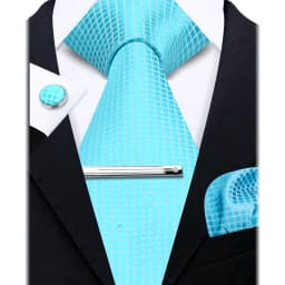 Fashion Ties for Men Gift Weave Necktie Set Handchief Cufflinks Tie Clip Luxury Brand Designer Business Wedding Suit Accessories